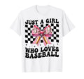 Just Who Loves Baseball Mom Mothers Day T-Shirt - Graphic Print Unisex - T-Shirt, Sweatshirt, Hoodie