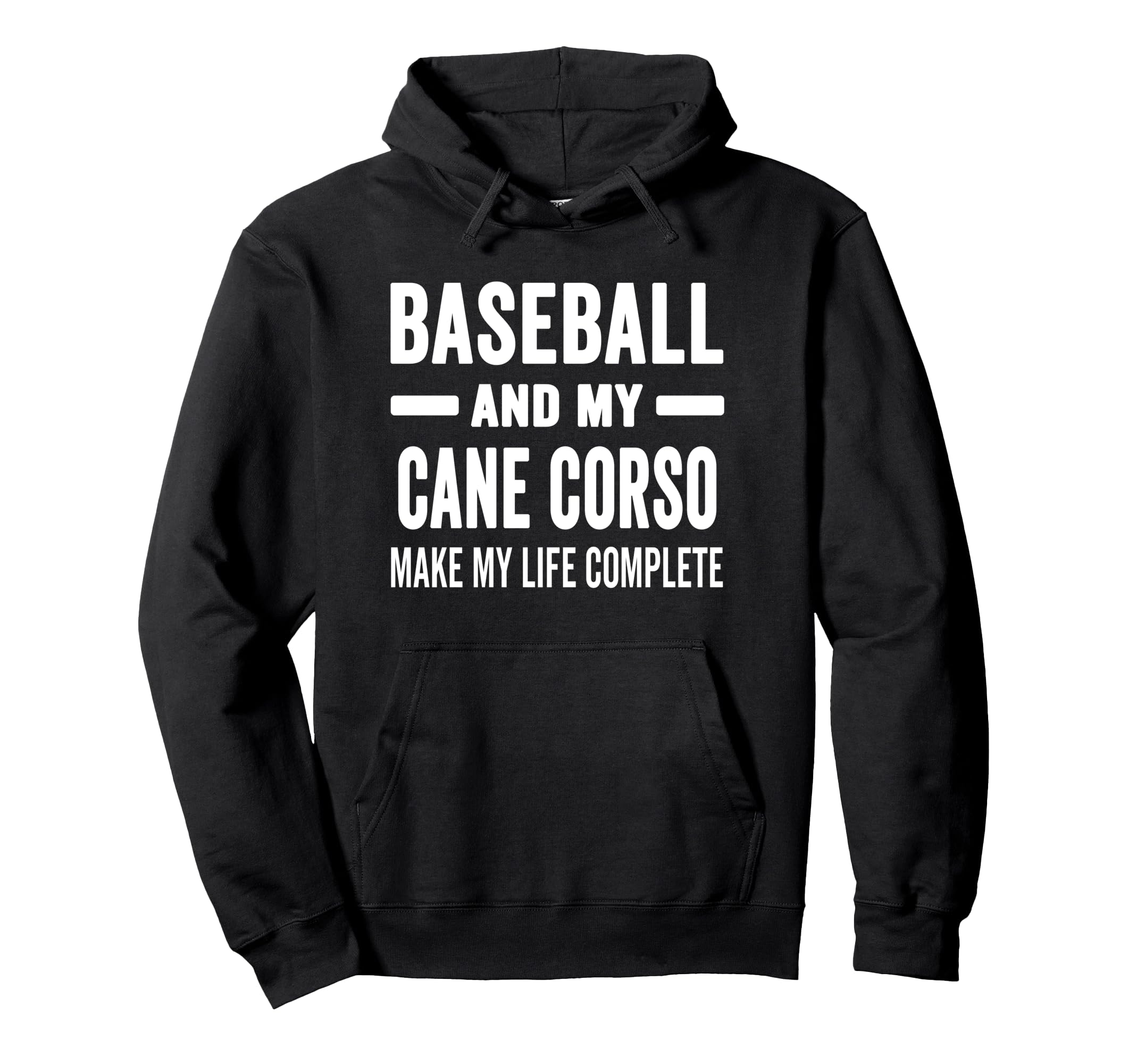 Baseball And My Cane Corso Mama Dog Hoodie - Minimalist Print Men Women - T-Shirt, Sweatshirt, Hoodie