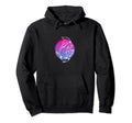 Glitch Effect Japanese Koi Fish Hoodie - Minimalist Print for Adults - T-Shirt, Sweatshirt, Hoodie