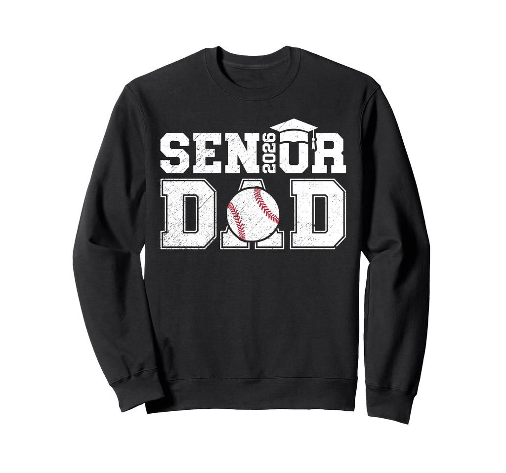Baseball Senior Dad Senior Baseball Sweatshirt - Custom Art Print Unisex - T-Shirt, Sweatshirt, Hoodie