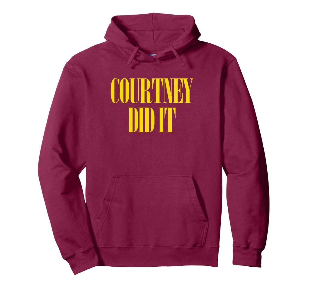 Courtney Did It Fun Punk Rock 90S Music Hoodie - Trendy Graphic for Adults - T-Shirt, Sweatshirt, Hoodie