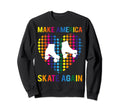 Roller Skate Derby Sweatshirt - Trendy Graphic Unisex - T-Shirt, Sweatshirt, Hoodie