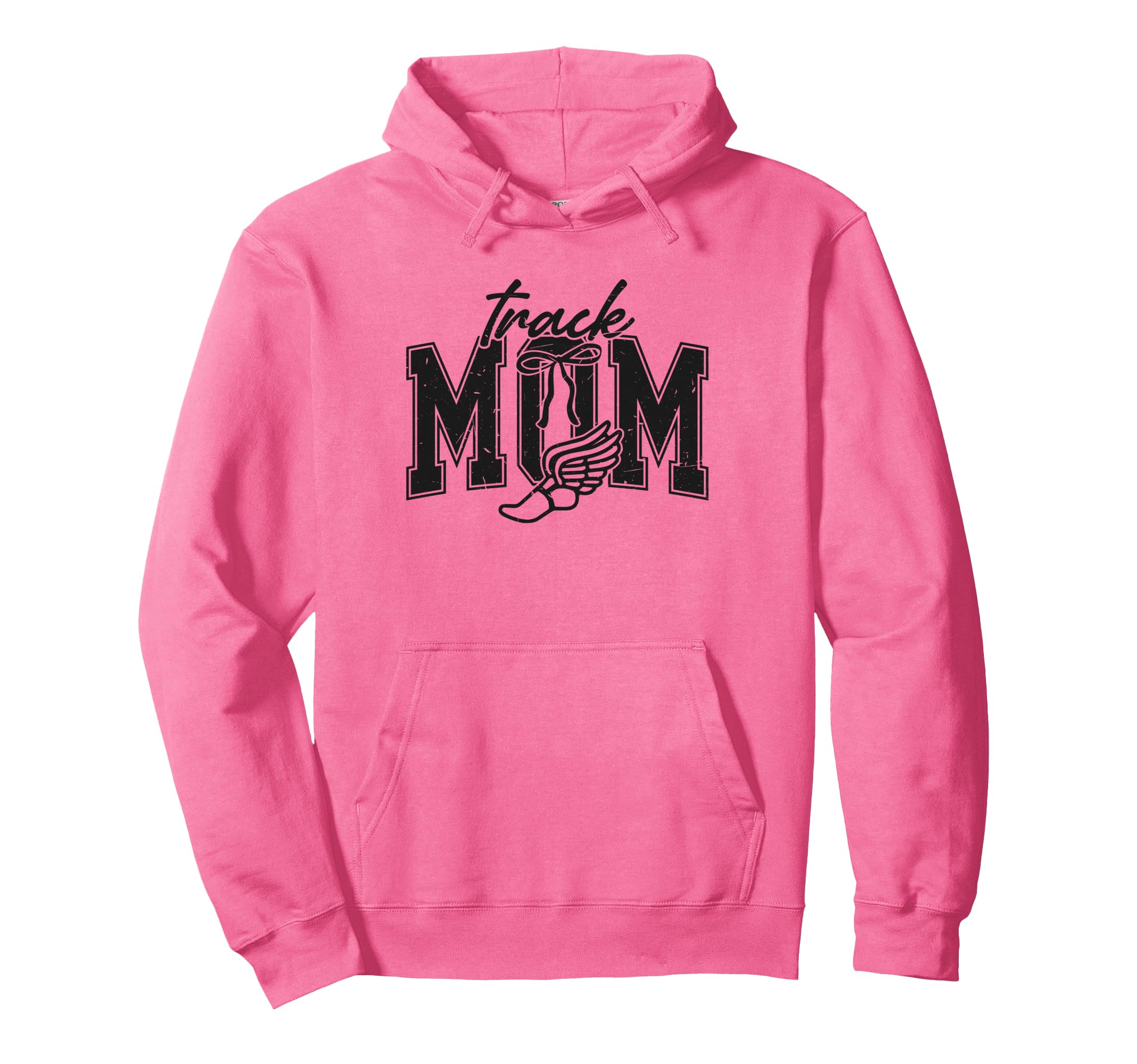 Track Mom Track Mama Game Day Sports Hoodie - Novelty Apparel Men Women - T-Shirt, Sweatshirt, Hoodie