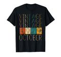 Distressed October 1979 Tshirts T-Shirt - Casual Everyday Wear Men Women - T-Shirt, Sweatshirt, Hoodie