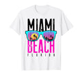 Miami Beach Florida Sunset Souvenir Surf T-Shirt - Graphic Print Men Women - T-Shirt, Sweatshirt, Hoodie