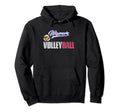 Wisconsin Volleyball Distressed Hoodie - Graphic Print Unisex - T-Shirt, Sweatshirt, Hoodie