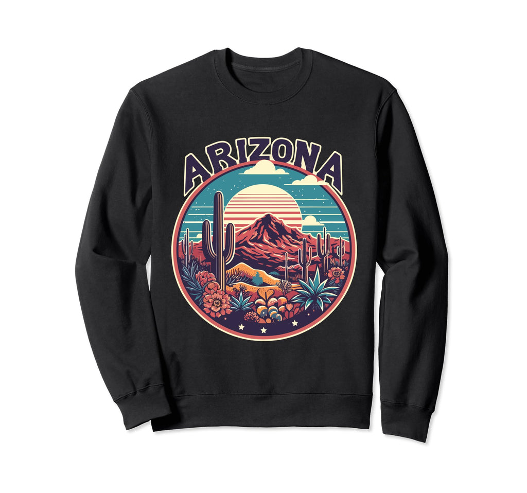 Arizona Sonoran Desert Boho Art Georgi Hoodie - Custom Art Print Unisex - T-Shirt, Sweatshirt, Hoodie