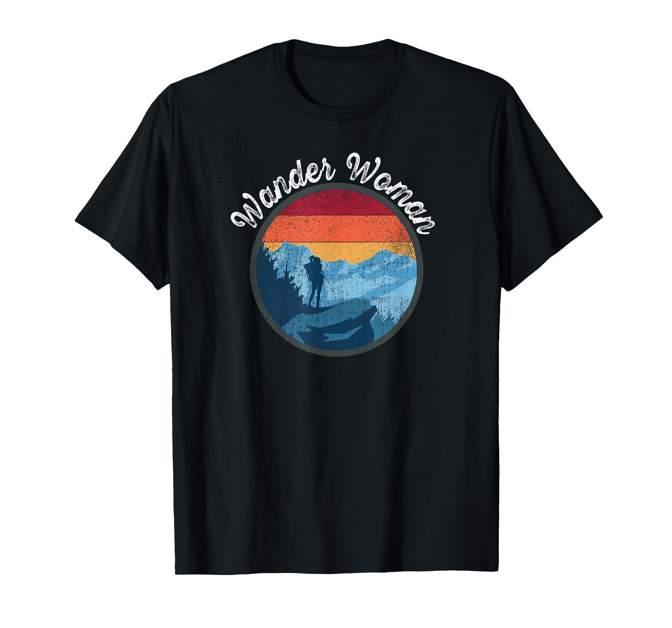 Wander Sunset Climbing Hiking T-Shirt - Casual Everyday Wear for Adults - T-Shirt, Sweatshirt, Hoodie