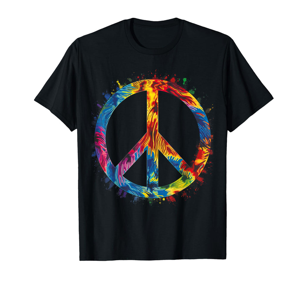 Peace Peace Sign 70S Groovy Love Flower T-Shirt - Trendy Graphic Unisex - T-Shirt, Sweatshirt, Hoodie