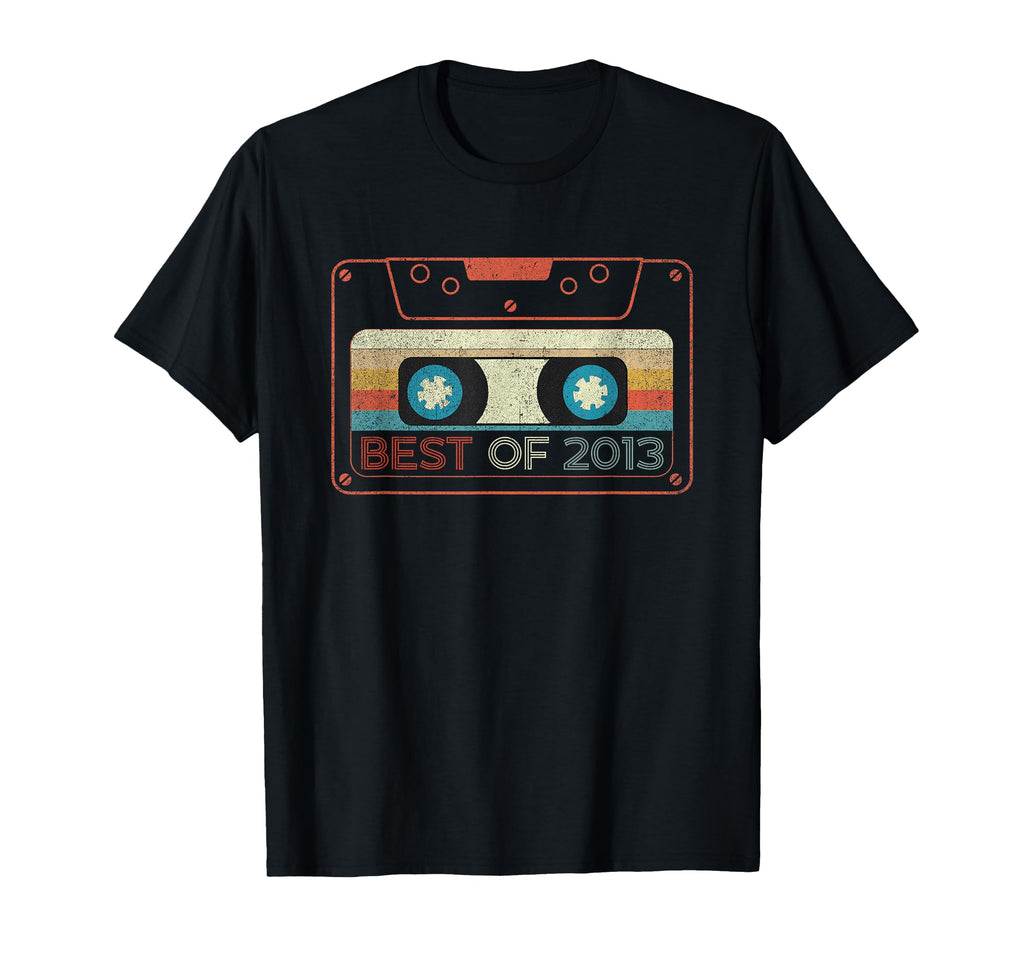 Best 2013 Cassette Tape Year Birth T-Shirt - Novelty Apparel for Adults - T-Shirt, Sweatshirt, Hoodie