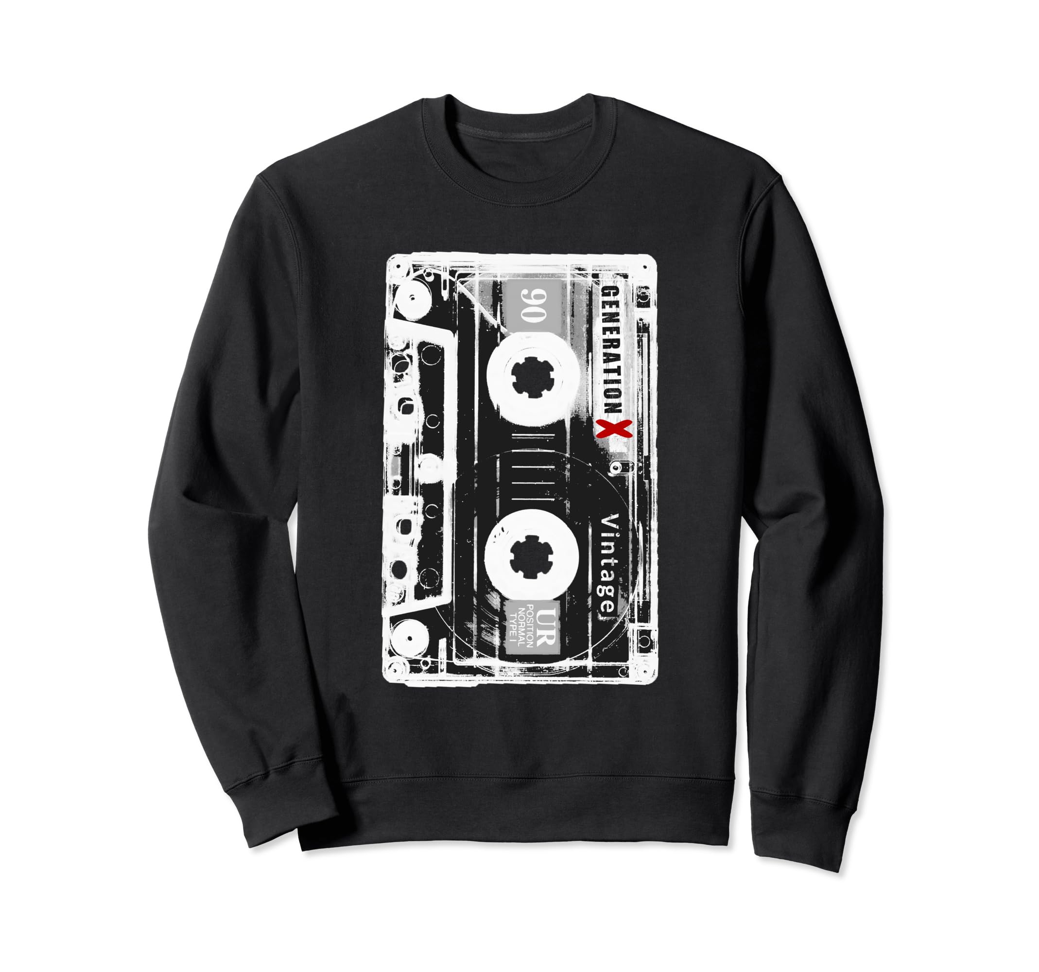 Gen X Cassette Tape Generation X Sweatshirt - Custom Art Print Men Women - T-Shirt, Sweatshirt, Hoodie