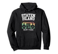 Staten Island New York Nyc Boombox Old Hoodie - Novelty Apparel Unisex - T-Shirt, Sweatshirt, Hoodie