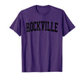 Rockville Ct Distressed Black Varsity T-Shirt - Unique Graphic Unisex - T-Shirt, Sweatshirt, Hoodie