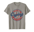 There Is No Crying Baseball Funny T-Shirt - Minimalist Print Unisex - T-Shirt, Sweatshirt, Hoodie