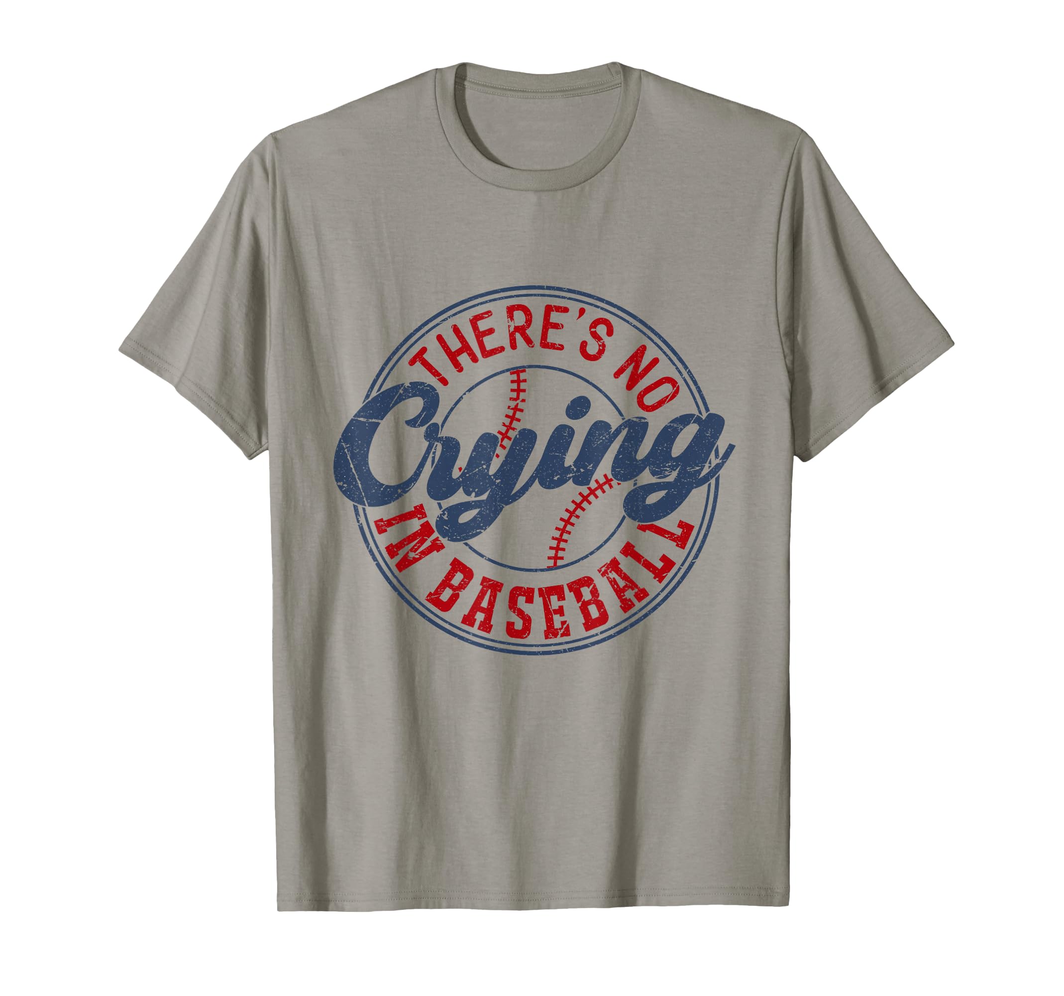 There Is No Crying Baseball Funny T-Shirt - Minimalist Print Unisex - T-Shirt, Sweatshirt, Hoodie