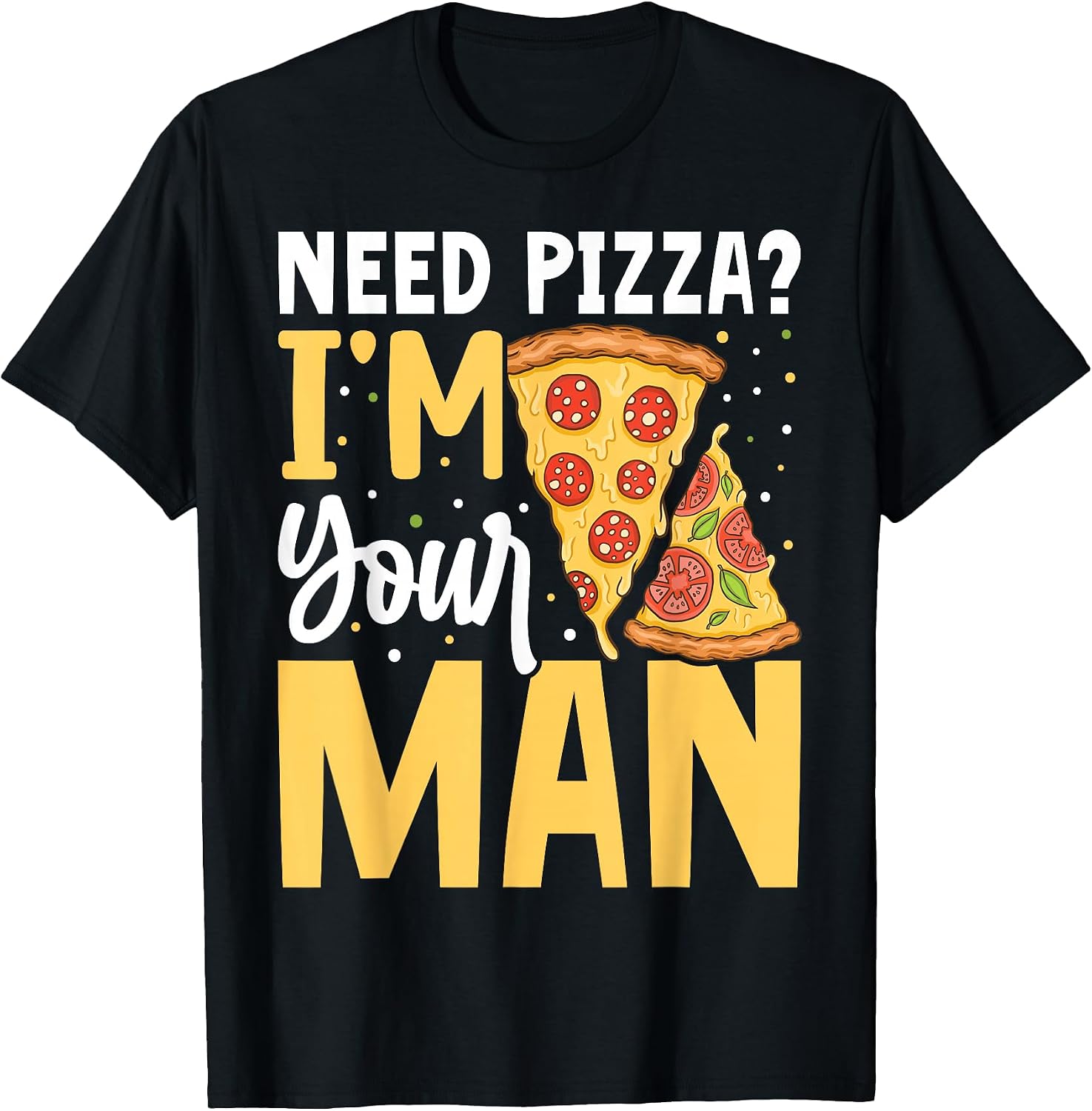 Funny Pizza Lover Apparel Gifts Store by DAIMMER - Adult & Kids T-Shirts, Sweatshirts & Hoodies apparel design preview 1
