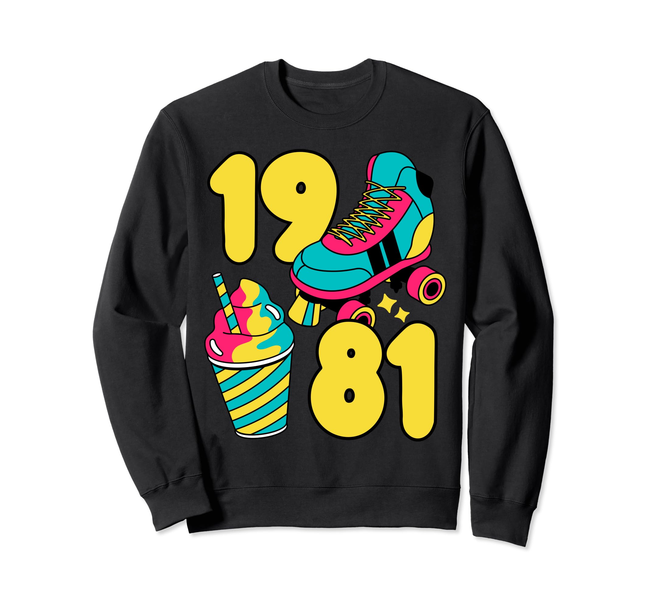 1981 Roller Skates Sweet Treats Summer Sweatshirt - Novelty Apparel Unisex - T-Shirt, Sweatshirt, Hoodie