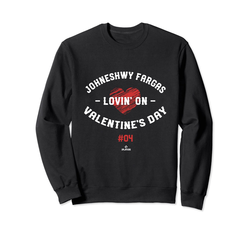 Johneshwy Fargas Lovin Valentines Day Sweatshirt - Trendy Graphic Unisex - T-Shirt, Sweatshirt, Hoodie