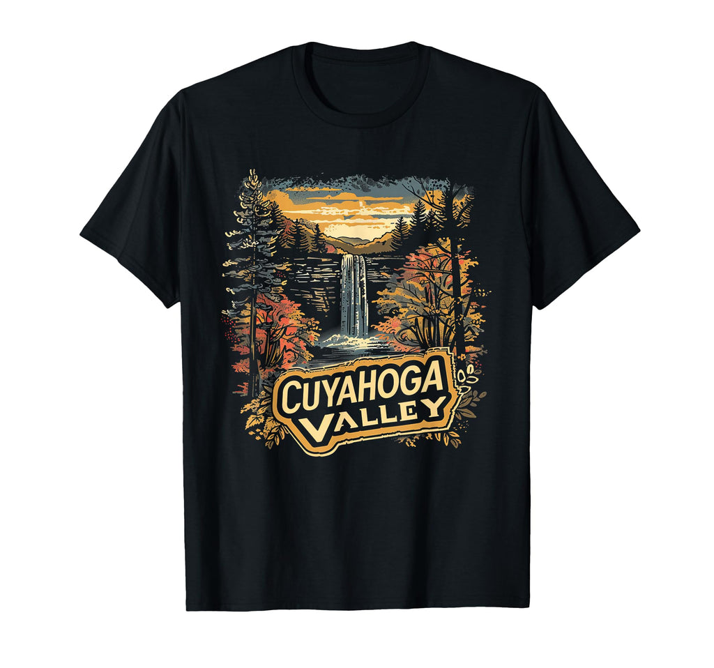 Cuyahoga Valley Us National Park T-Shirt - Fun Novelty Design for Adults - T-Shirt, Sweatshirt, Hoodie