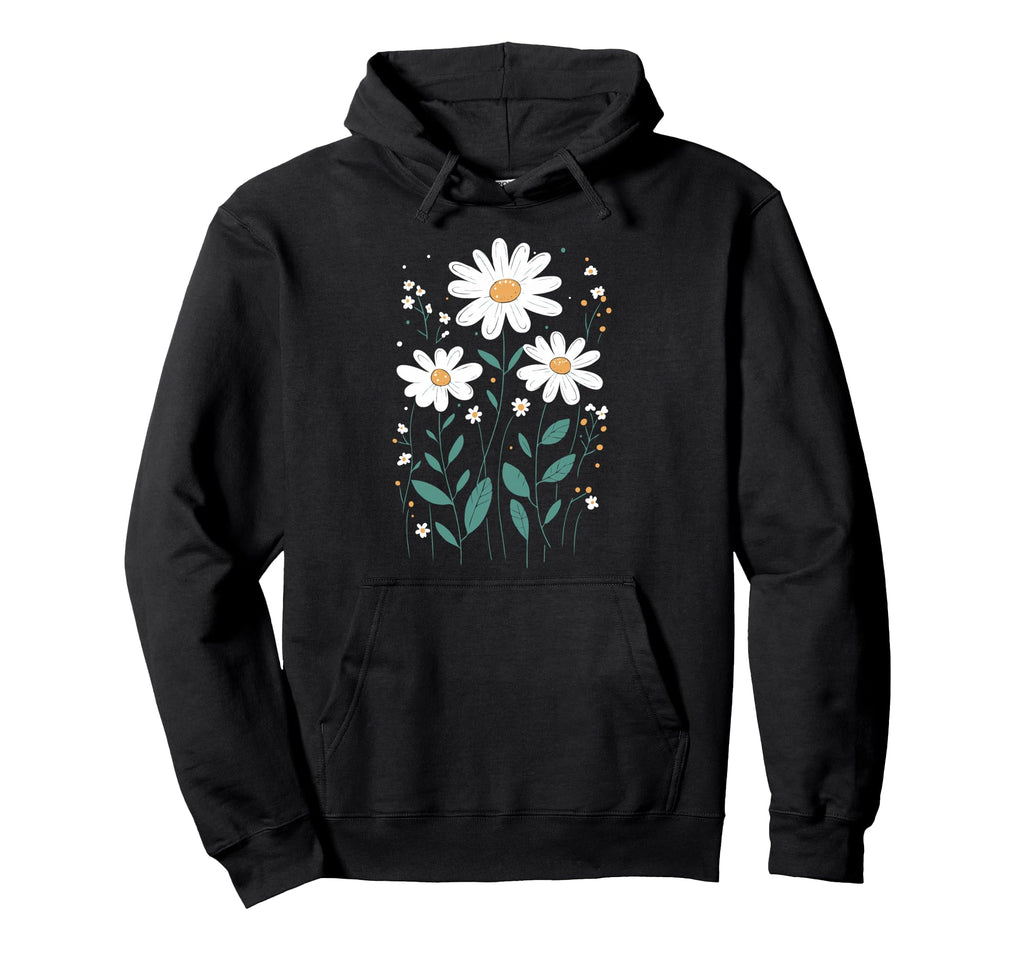 Wildflowers Flowers Pattern Summer Hoodie - Fun Novelty Design Men Women - T-Shirt, Sweatshirt, Hoodie