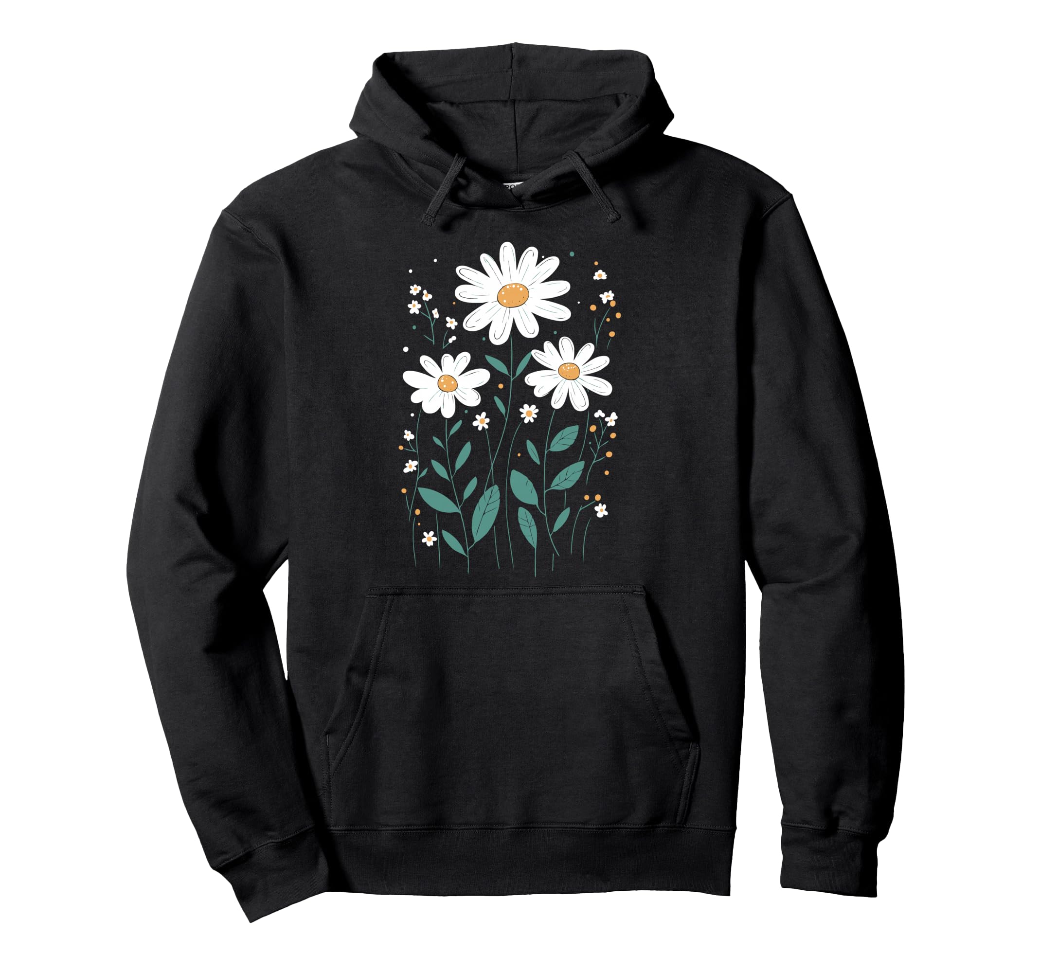 Wildflowers Flowers Pattern Summer Hoodie - Fun Novelty Design Men Women - T-Shirt, Sweatshirt, Hoodie