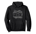 Camera Photography Watercolor Art Hoodie - Minimalist Print Unisex - T-Shirt, Sweatshirt, Hoodie