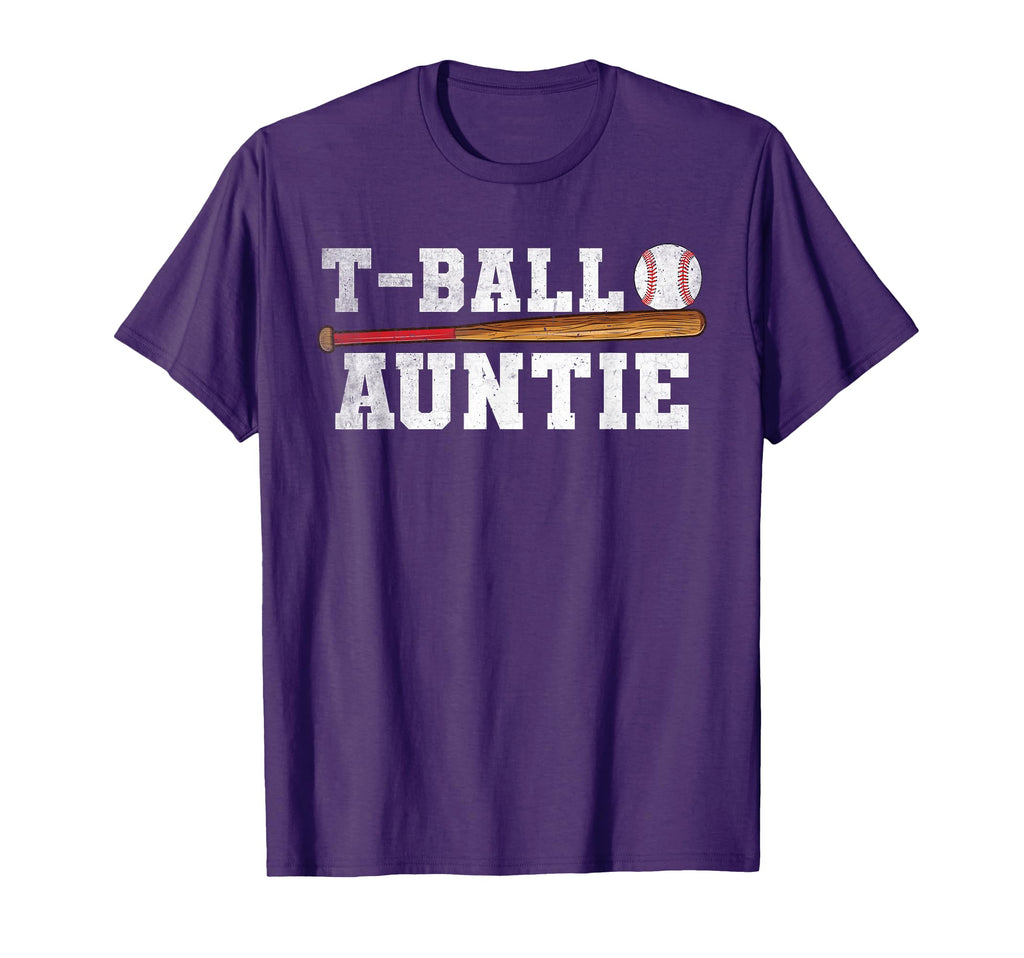 Teeball Auntie Funny Ball Aunt T T-Shirt - Aesthetic Graphic Men Women - T-Shirt, Sweatshirt, Hoodie