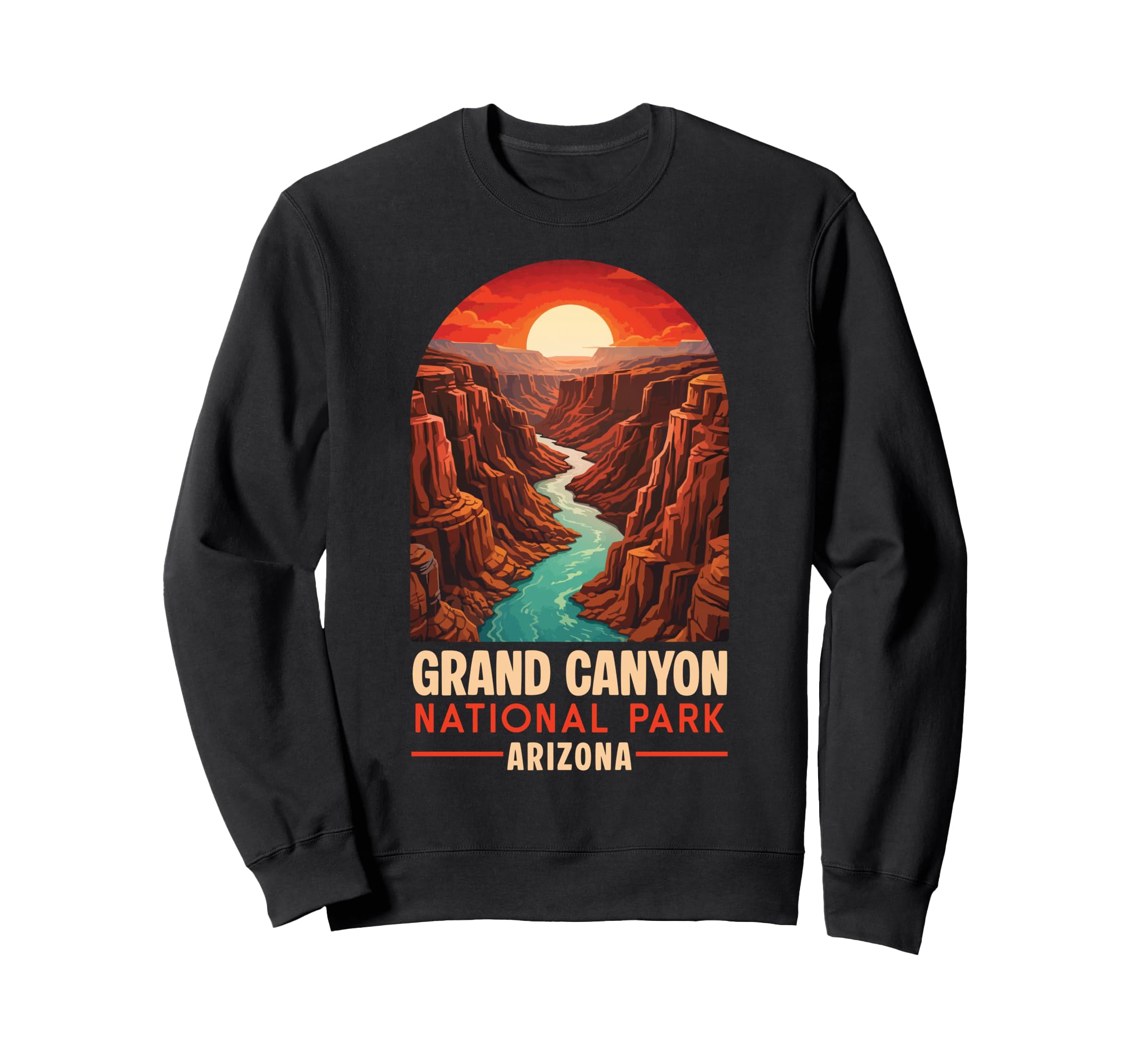 Grand Canyon National Park Arizona Sweatshirt - Novelty Apparel for Adults - T-Shirt, Sweatshirt, Hoodie