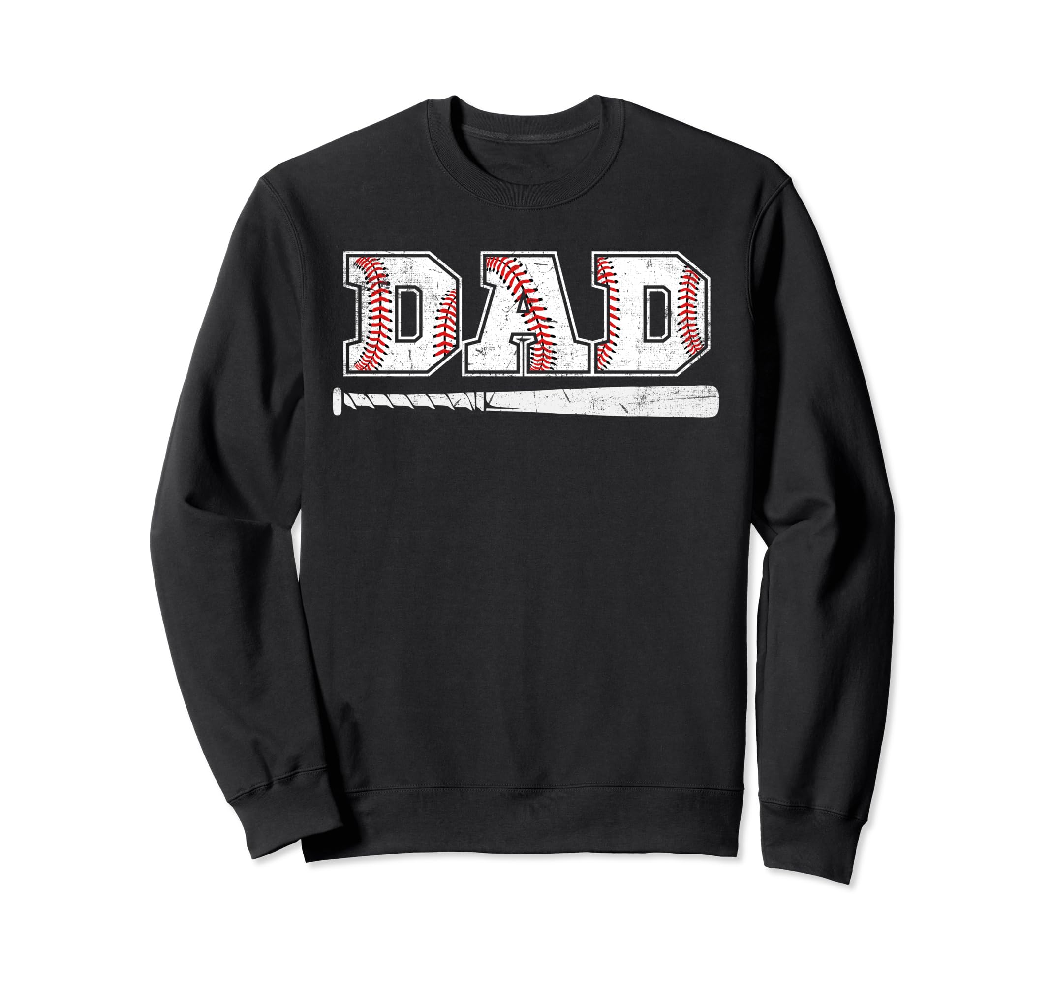 Baseball Dad Fathers Day Daddy Sweatshirt - Fun Novelty Design Unisex - T-Shirt, Sweatshirt, Hoodie