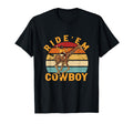 Rideem Cowboy Cowboy Riding Giraffe T-Shirt - Fun Novelty Design Unisex - T-Shirt, Sweatshirt, Hoodie