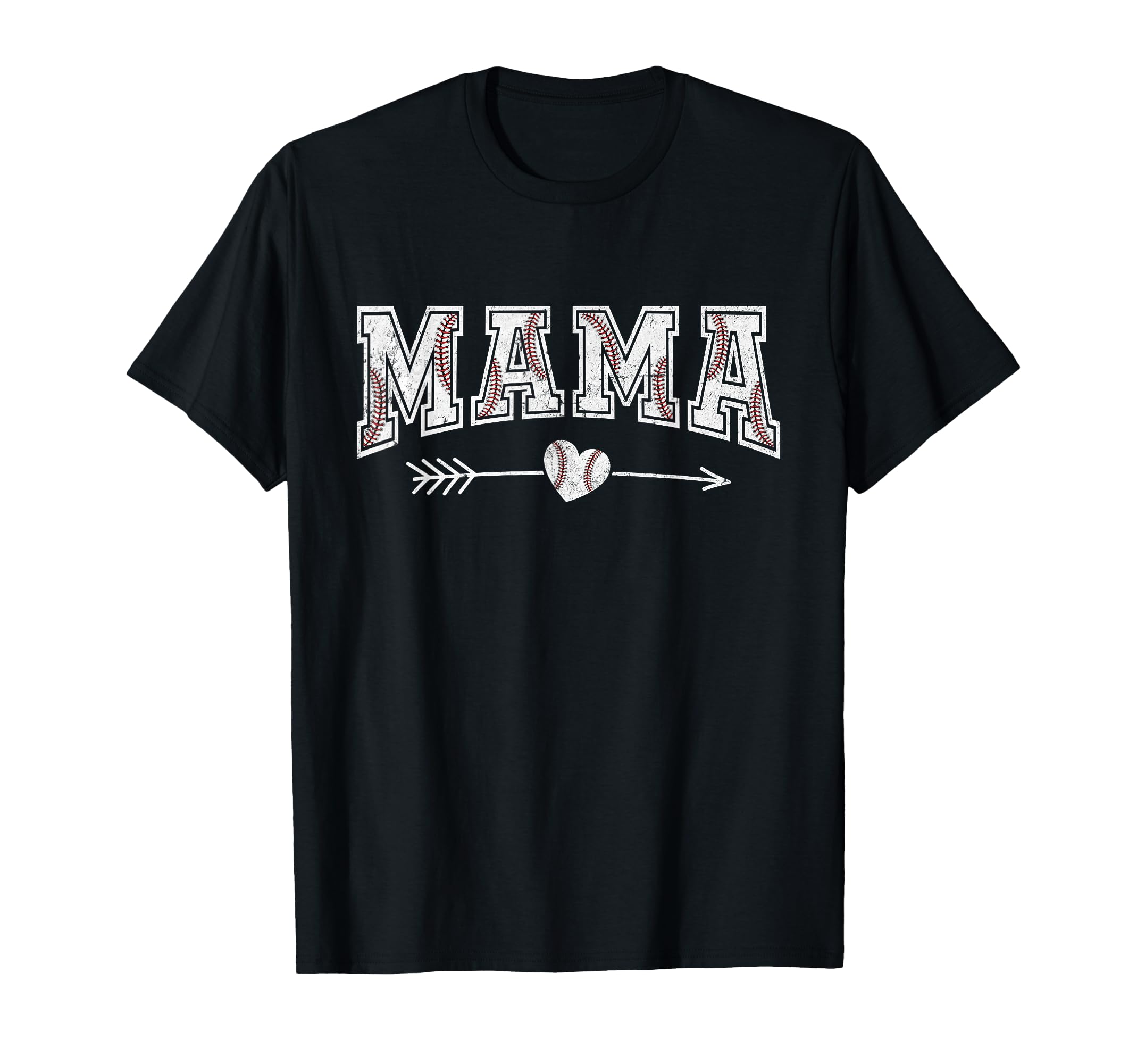 Baseball Mama Mothers Day Baseball T-Shirt - Custom Art Print for Adults - T-Shirt, Sweatshirt, Hoodie