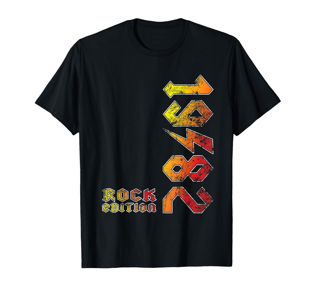1982 Rock Music Lovers Gift T-Shirt - Streetwear Style Unisex - T-Shirt, Sweatshirt, Hoodie