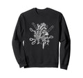 Hurt My Heart Gothic Art Y2K Emo Sweatshirt - Custom Art Print for Adults - T-Shirt, Sweatshirt, Hoodie