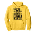 Baseball Dad Hoodie - Unique Graphic for Adults - T-Shirt, Sweatshirt, Hoodie