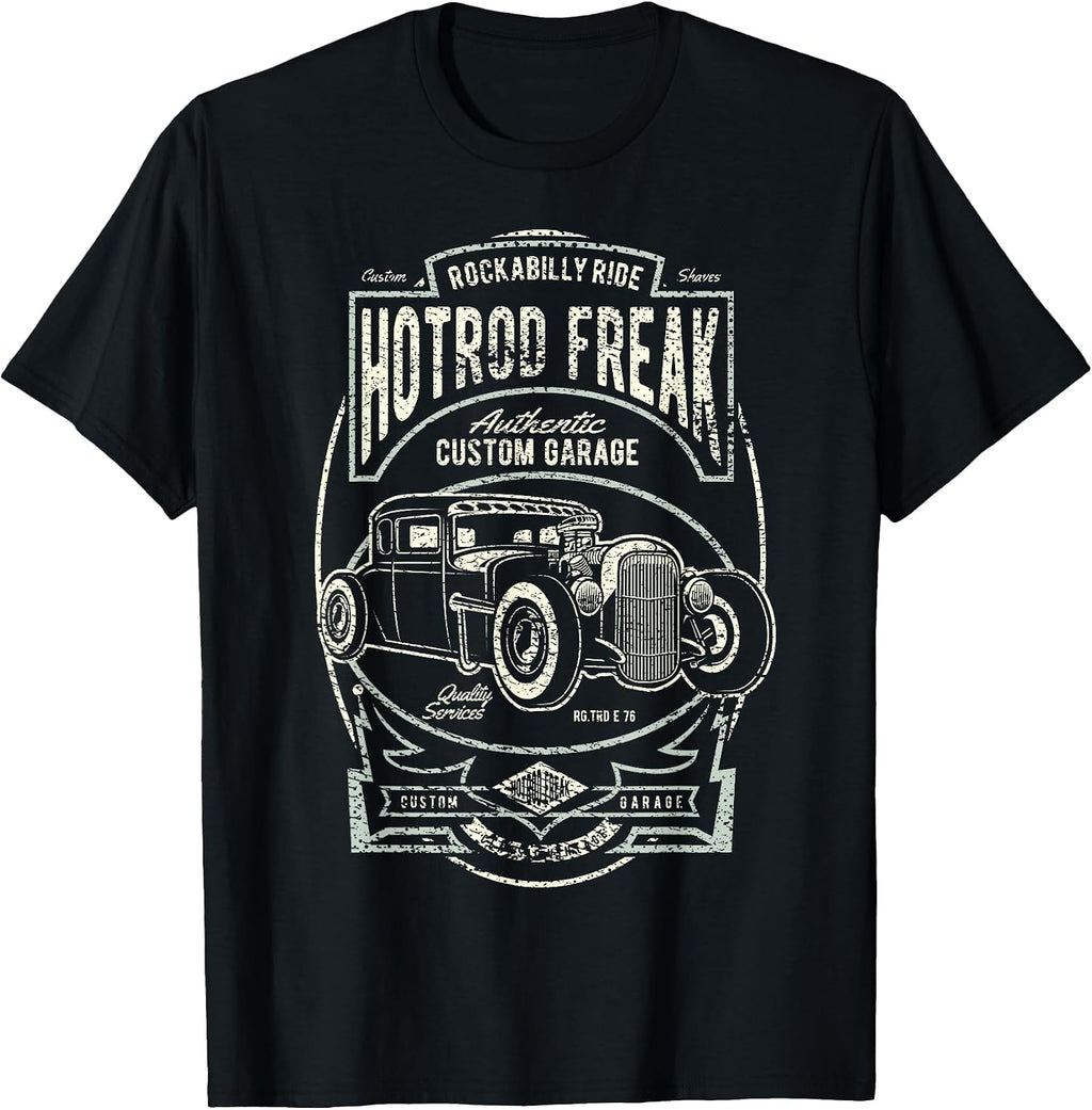 Retro Hot Rod Owners Gift Vintage Car Apparel - Adult & Kids T-Shirts, Sweatshirts & Hoodies apparel design preview 1