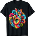 Tie Dye Peace Sign Hippie - Adult & Kids T-Shirts, Sweatshirts & Hoodies apparel design preview 1