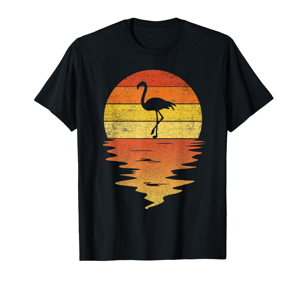 Flamingo 70S Sunset Flamingo T-Shirt - Aesthetic Graphic Unisex - T-Shirt, Sweatshirt, Hoodie