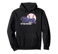 Mama Rookie Baseball Birthday Funny Hoodie - Fun Novelty Design for Adults - T-Shirt, Sweatshirt, Hoodie