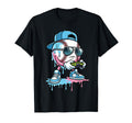 Baseball Gamer Ice Cream Drip T-Shirt - Minimalist Print for Adults - T-Shirt, Sweatshirt, Hoodie