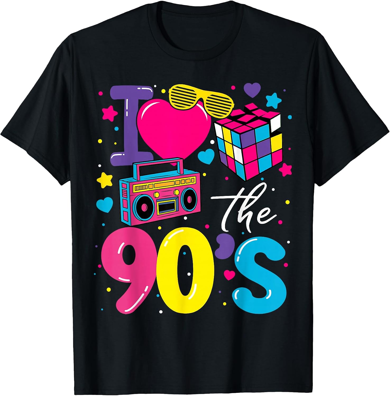 Loves the 90s Vintage Costume - Adult & Kids T-Shirts, Sweatshirts & Hoodies apparel design preview 1