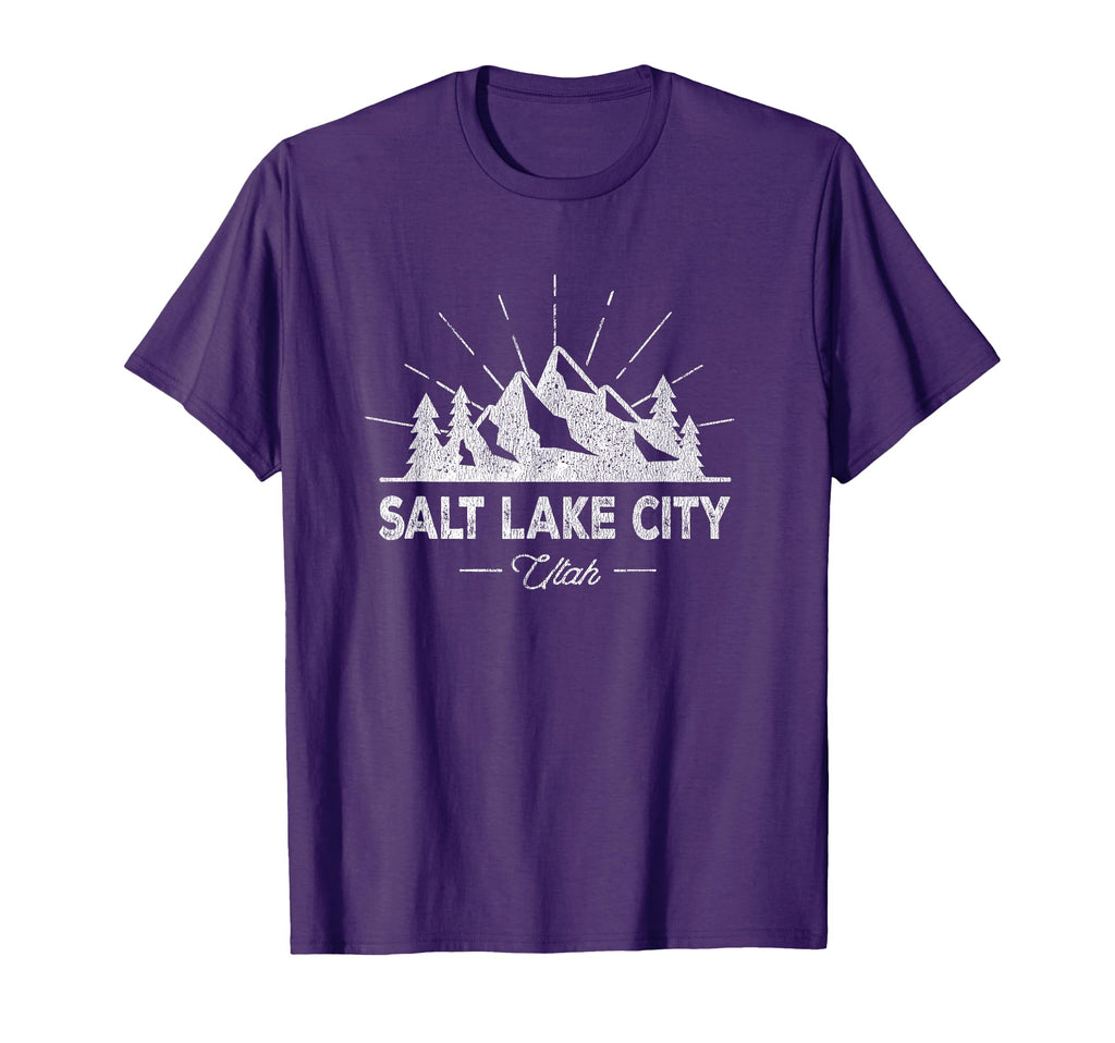 Salt Lake City Utah Slc Ut Hiking T-Shirt - Novelty Apparel Men Women - T-Shirt, Sweatshirt, Hoodie