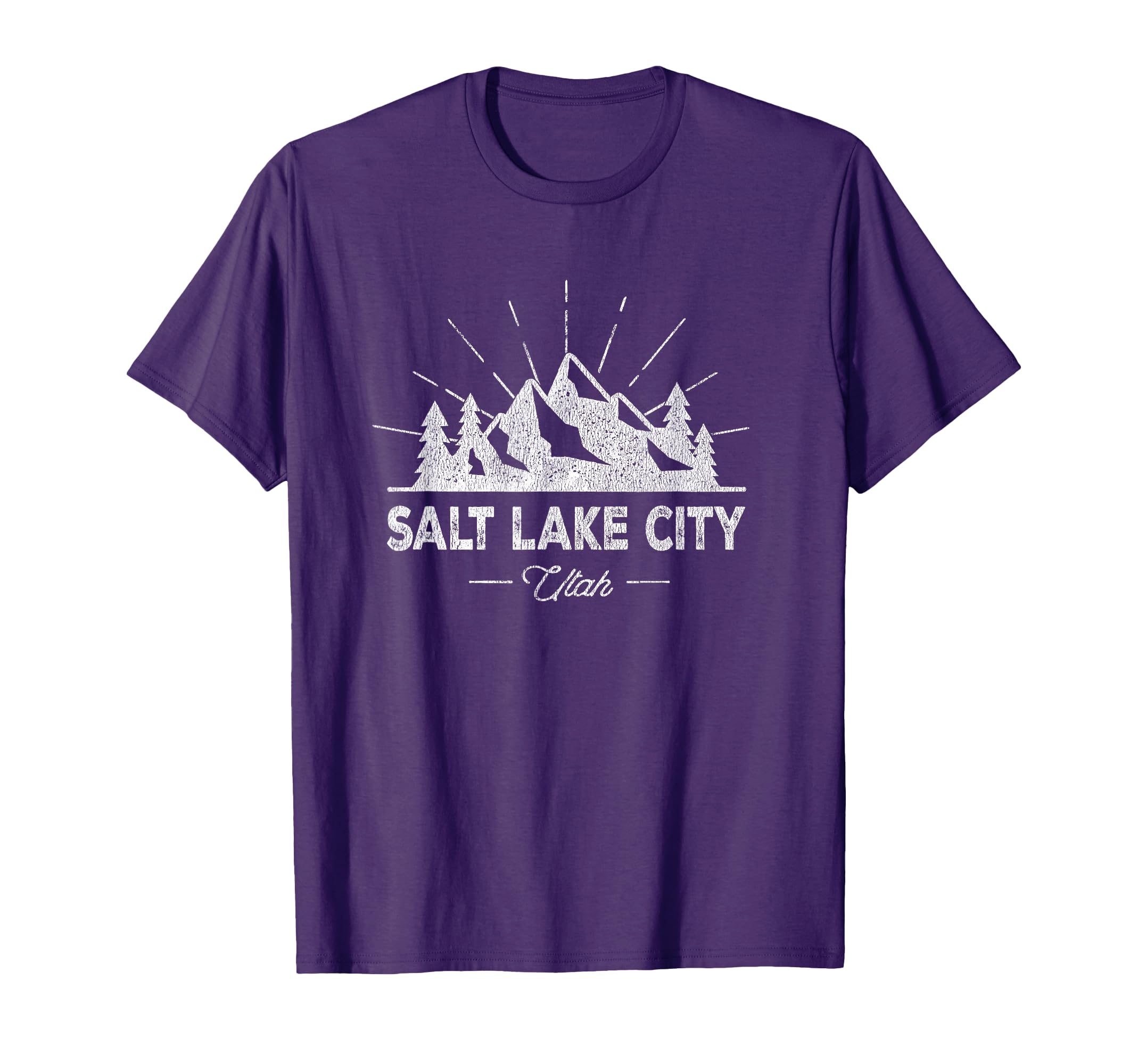 Salt Lake City Utah Slc Ut Hiking T-Shirt - Novelty Apparel Men Women - T-Shirt, Sweatshirt, Hoodie