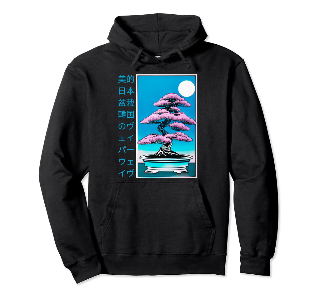 Aesthetic Japan Bonsai Korean Hoodie - Streetwear Style Men Women - T-Shirt, Sweatshirt, Hoodie
