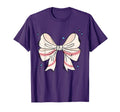 Bow Coquette Ribbon American Baseball T-Shirt - Novelty Apparel for Adults - T-Shirt, Sweatshirt, Hoodie