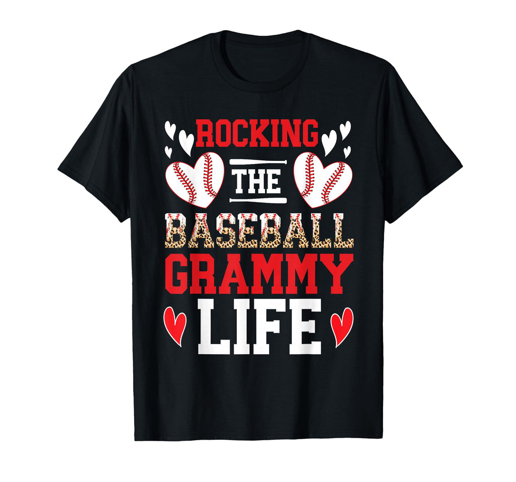 Rocking Baseball Grammy Life Grammy T-Shirt - Unique Graphic for Adults - T-Shirt, Sweatshirt, Hoodie