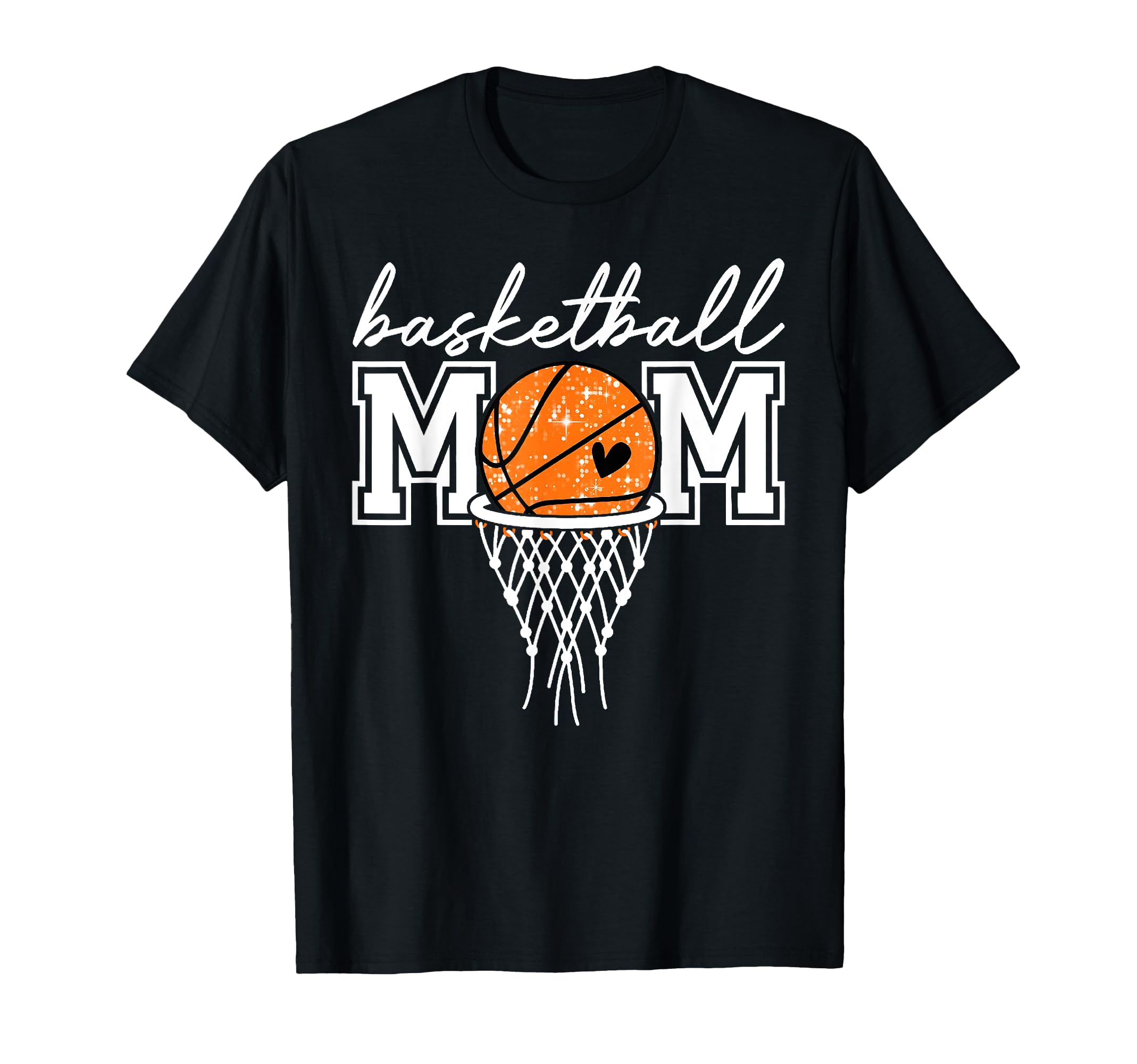 Basketball Mom Mama Game Day Mommy T-Shirt - Trendy Graphic for Adults - T-Shirt, Sweatshirt, Hoodie
