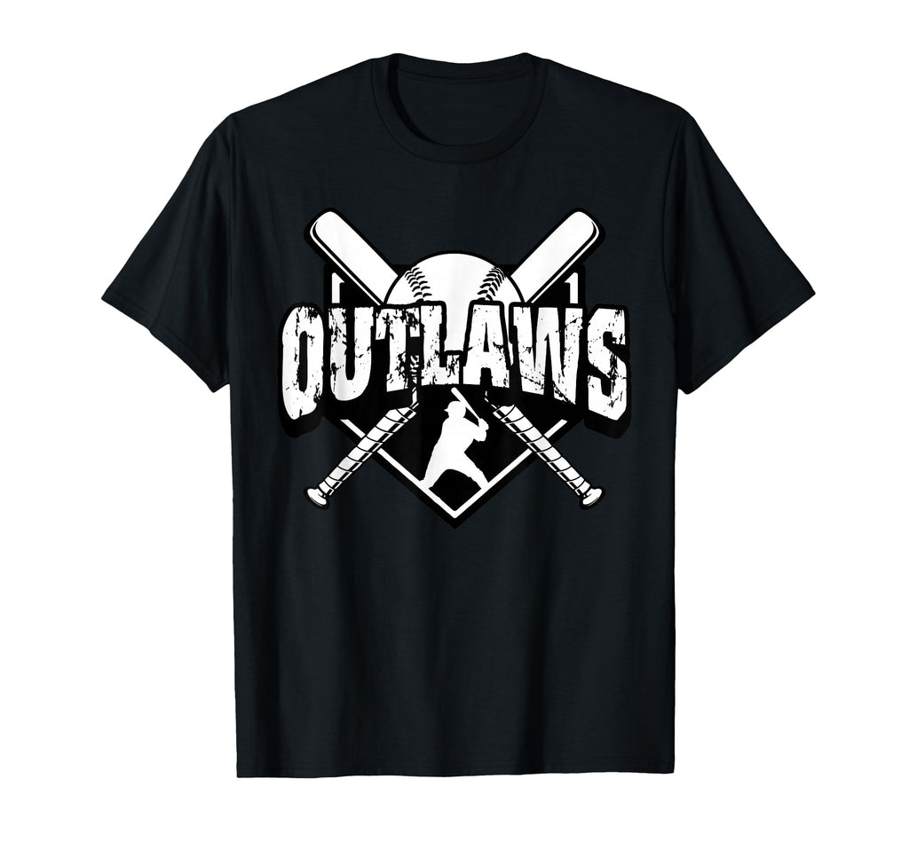 Outlaws Baseball Back To School Spirit T-Shirt - Trendy Graphic Men Women - T-Shirt, Sweatshirt, Hoodie