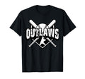 Outlaws Baseball Back To School Spirit T-Shirt - Trendy Graphic Men Women - T-Shirt, Sweatshirt, Hoodie