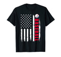 Baseball Lover American Flag T-Shirt - Fun Novelty Design for Adults - T-Shirt, Sweatshirt, Hoodie