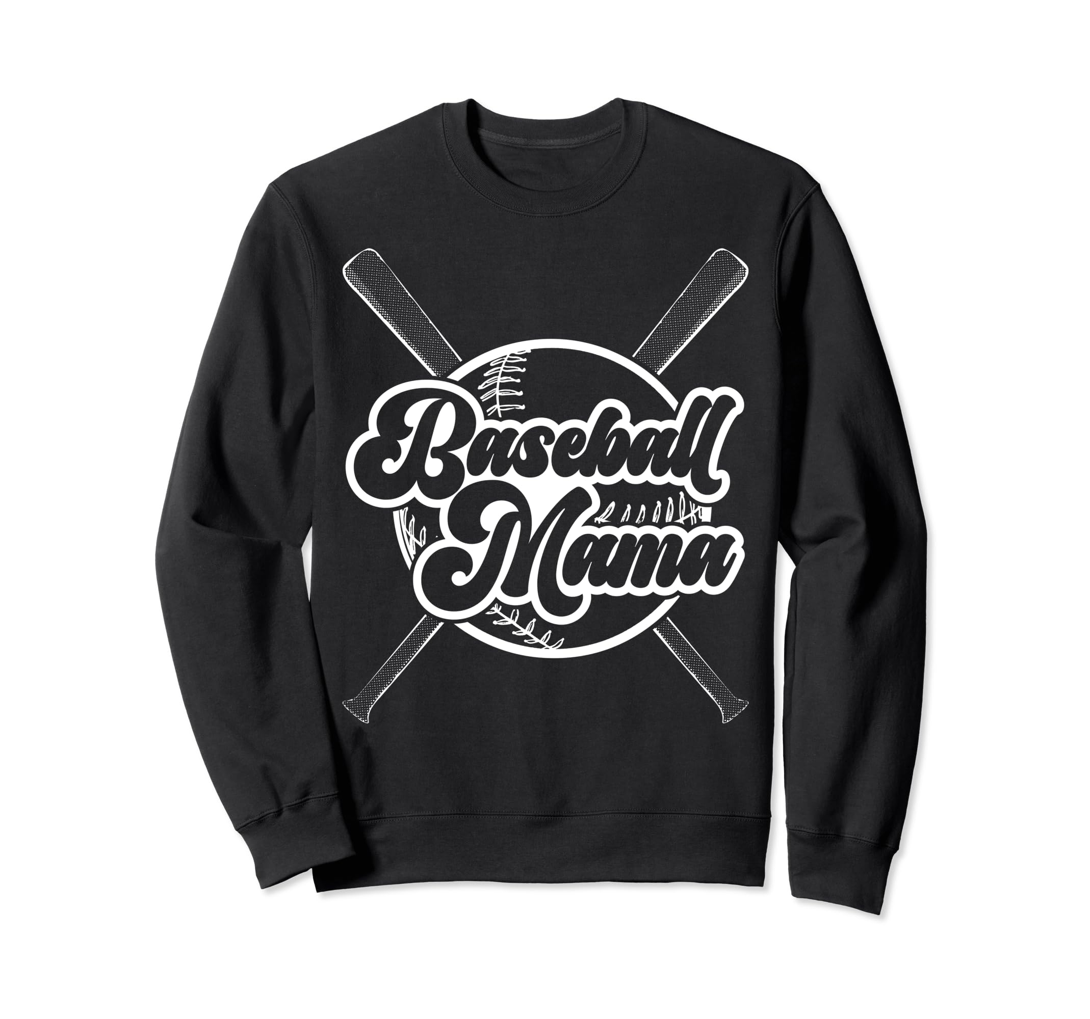 Baseball Mama Womens Funny Mom Sweatshirt - Unique Graphic for Adults - T-Shirt, Sweatshirt, Hoodie